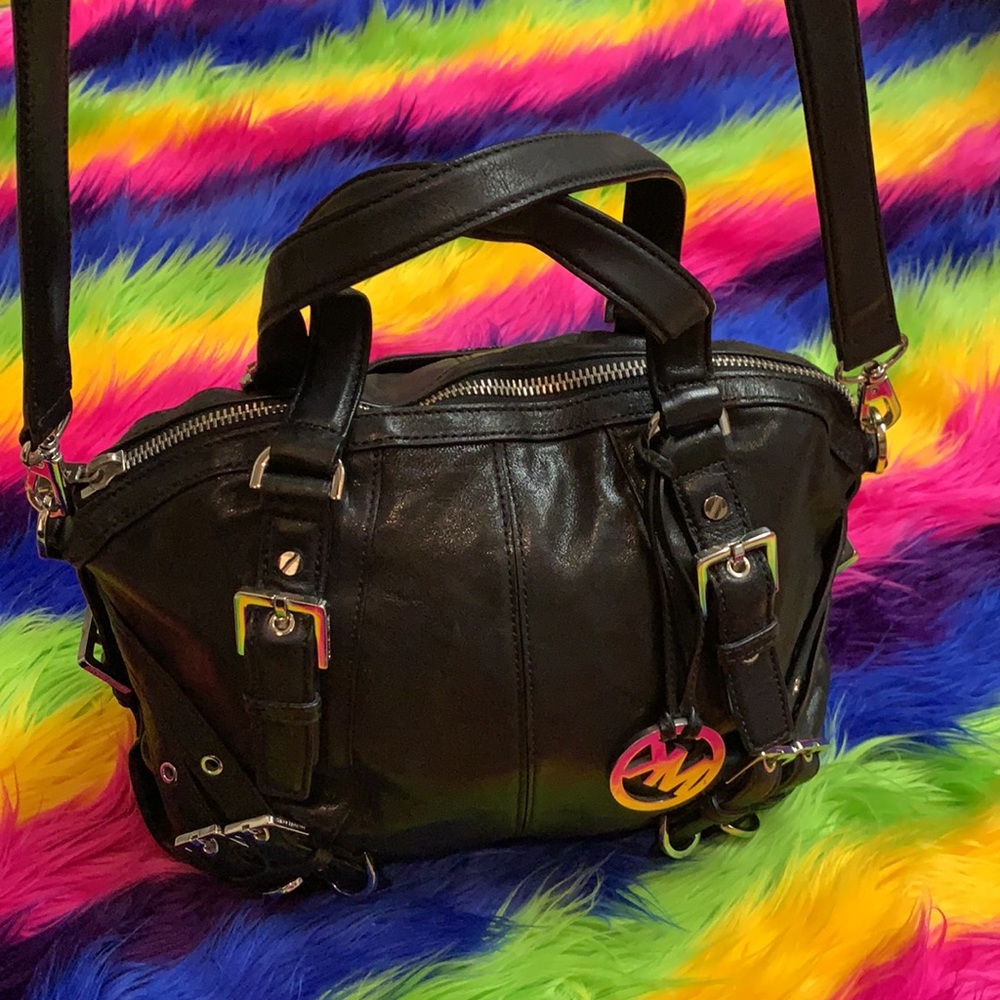 Michael Kors leather satchel purse shoulder strap
